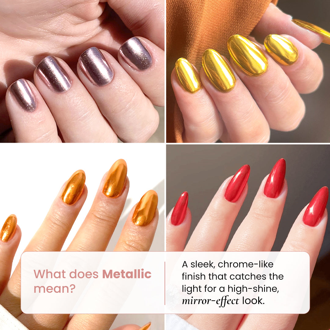 Dusty Rose – Metallisches Nagelpuder