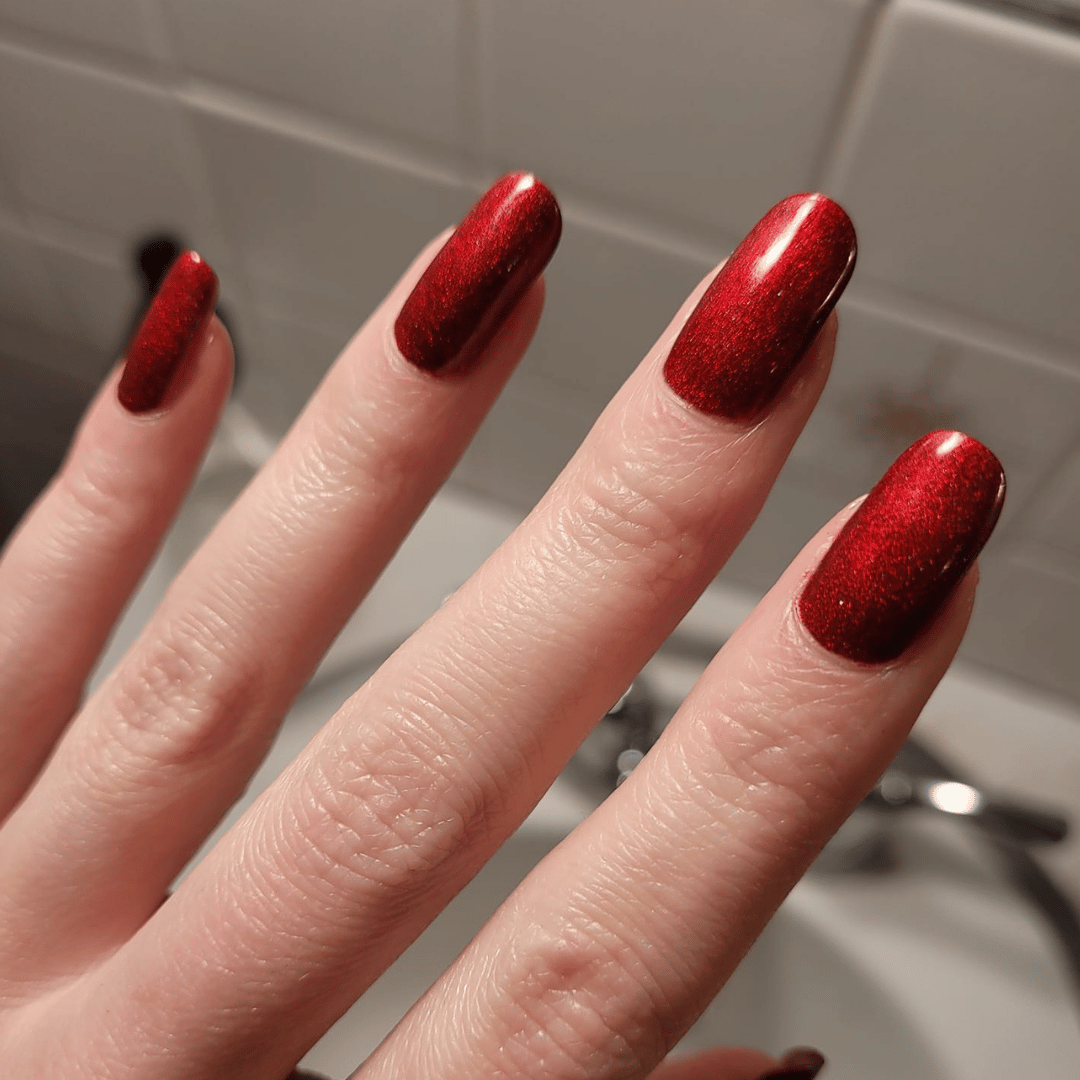Ruby - Metallisch Nagelpuder