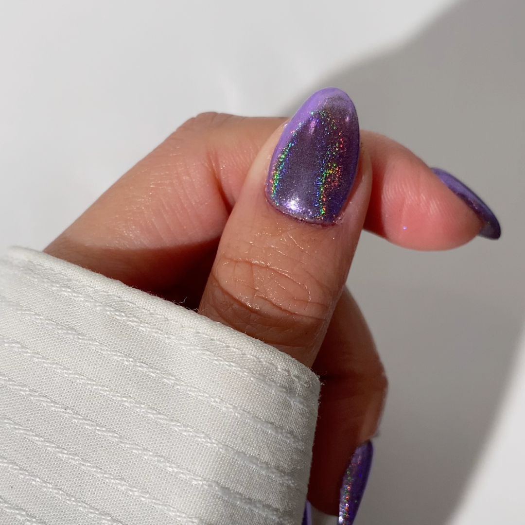 Violet Sky -Holografisch Nagelpuder
