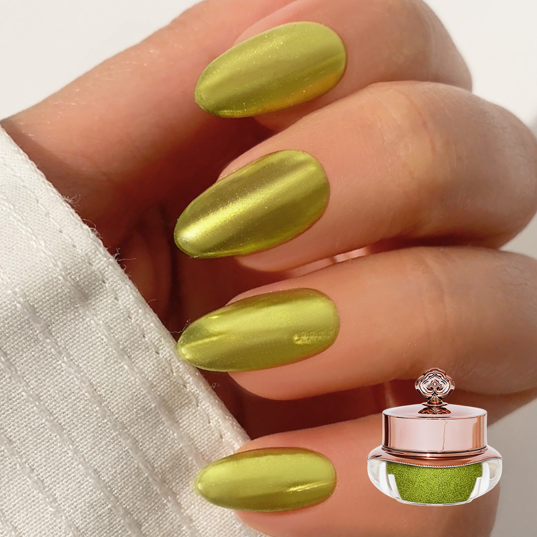 Citrus Lime – Metallisches Nagelpuder