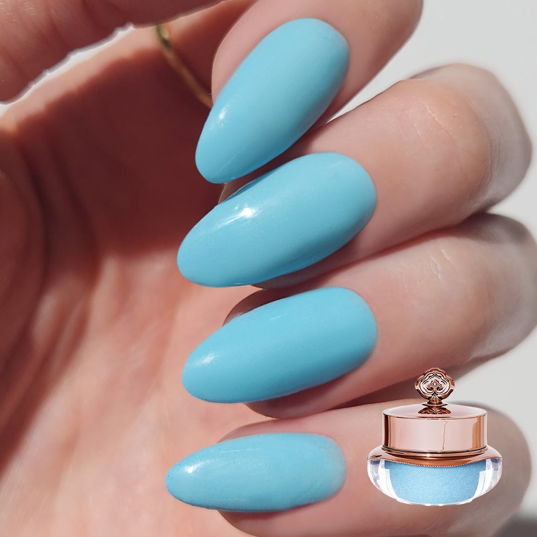 Dusty Blue – Mattes Nagelpuder
