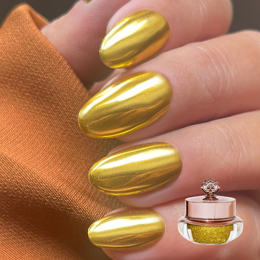 Fire Glow – Metallisches Nagelpuder