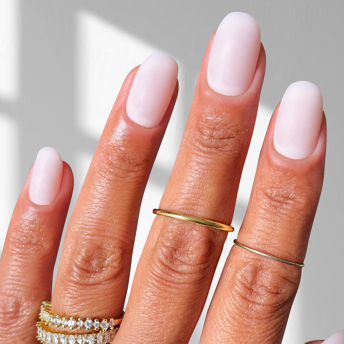 Nachhaltige Nägel – Muted Pink – Oval