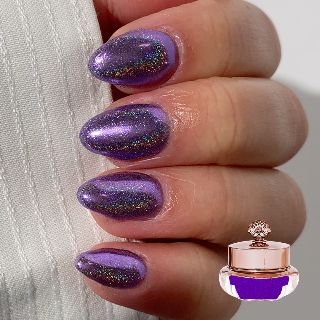 Violet Sky -Holografisch Nagelpuder