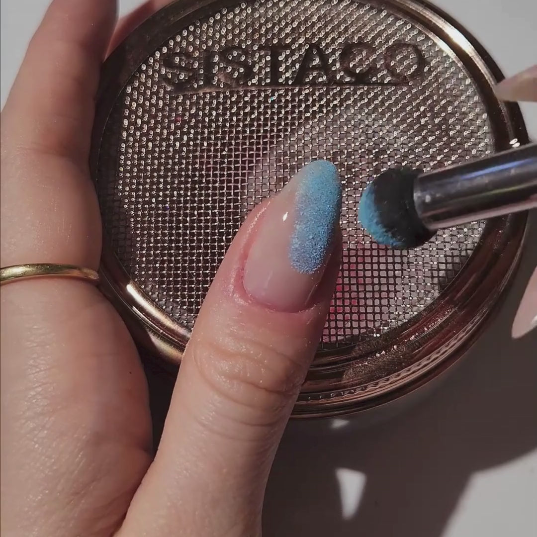Dusty Blue – Mattes Nagelpuder