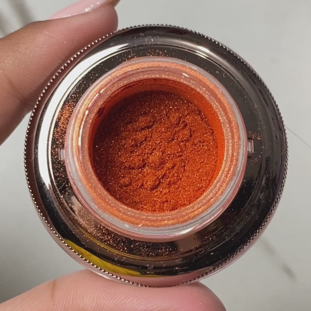 Tangerine - Metallisch Nagelpuder