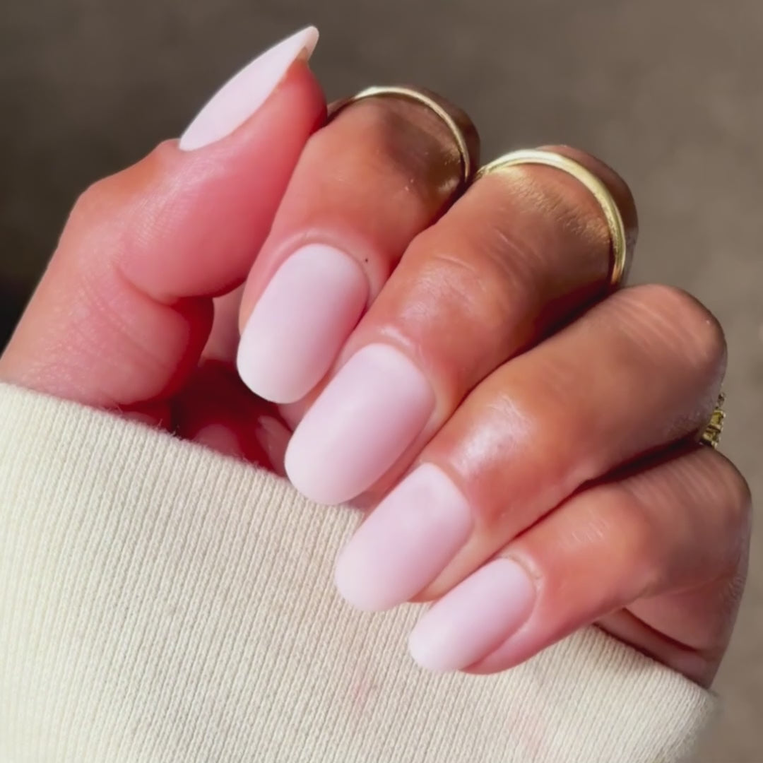 Nachhaltige Nägel – Muted Pink – Oval