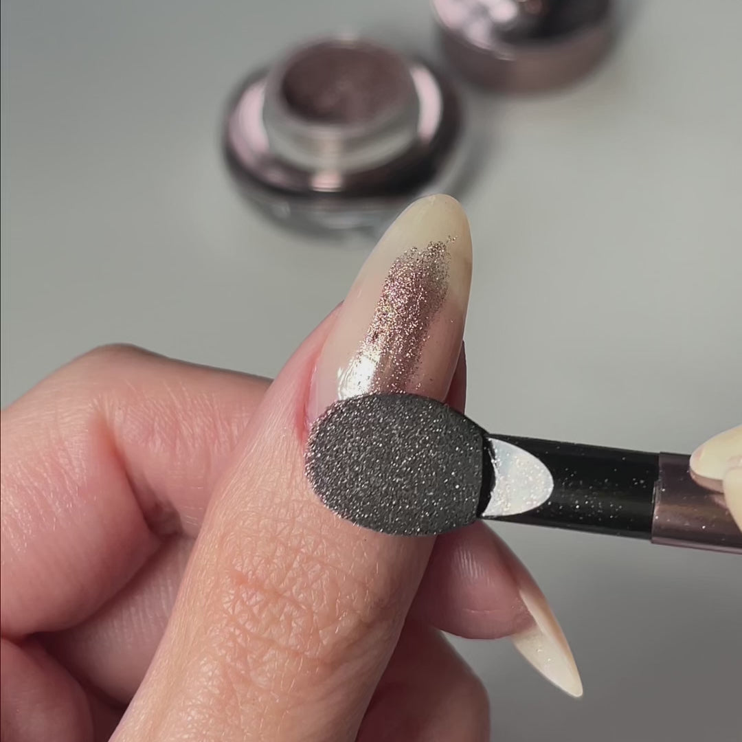 Dusty Rose – Metallisches Nagelpuder