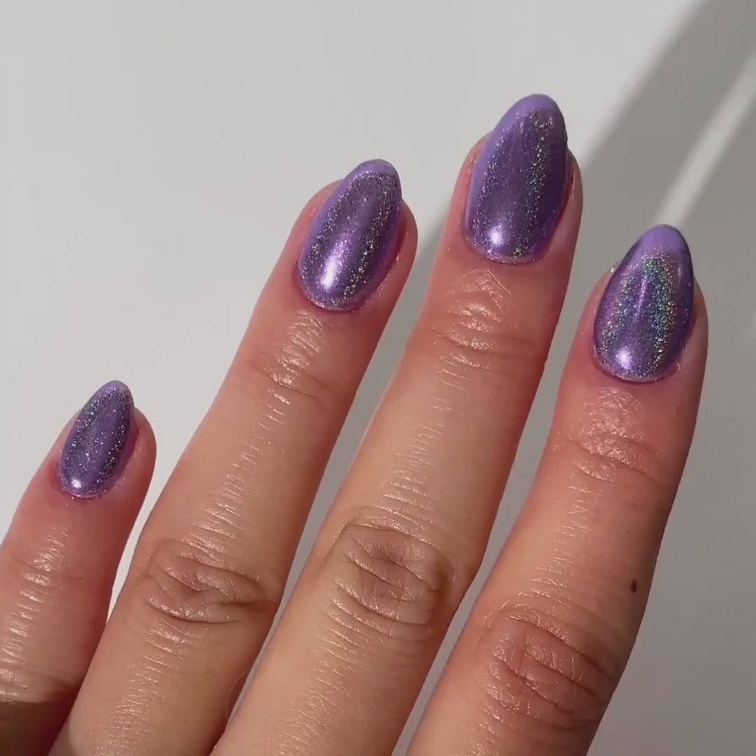 Violet Sky -Holografisch Nagelpuder