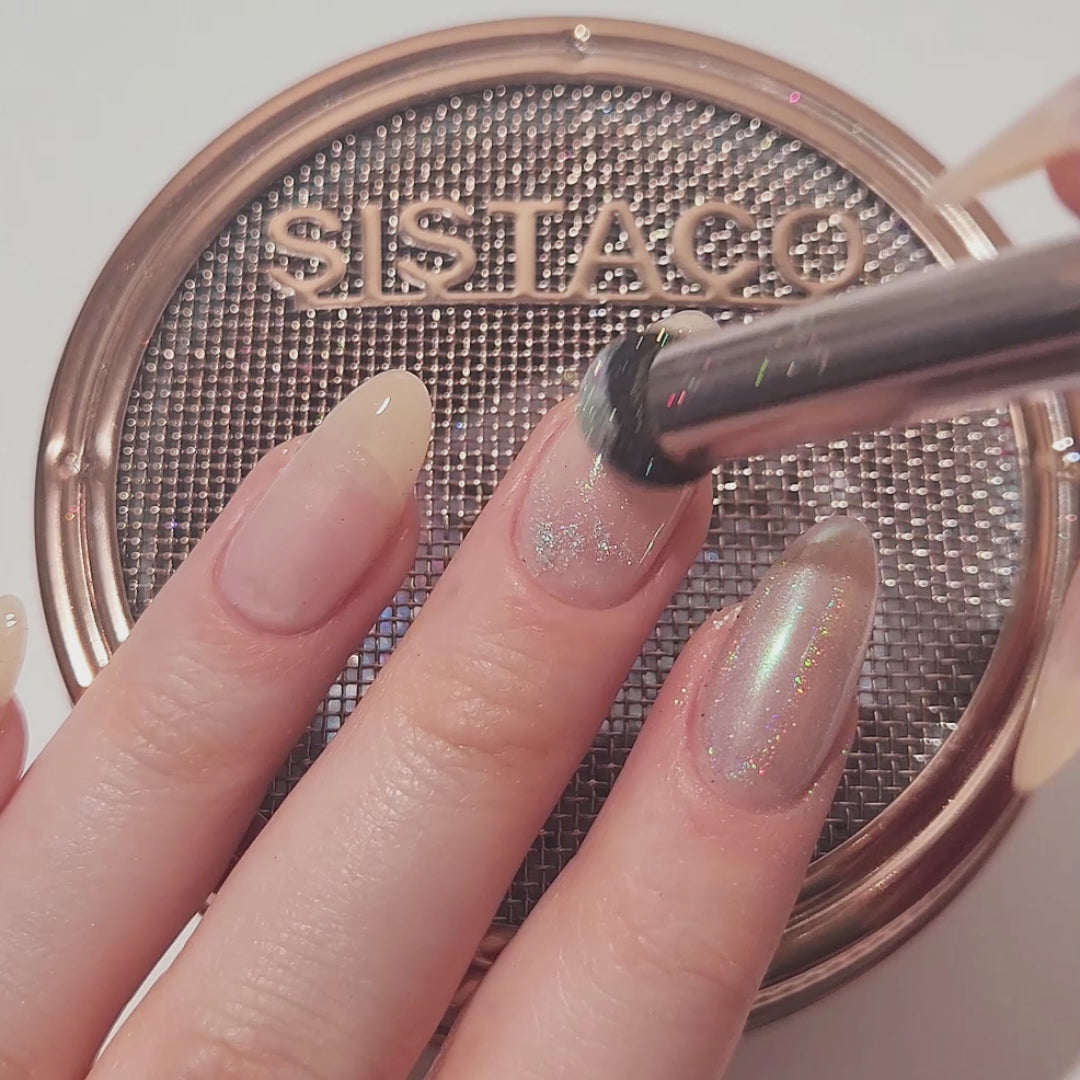 Pebble - Holographisch Nagelpuder
