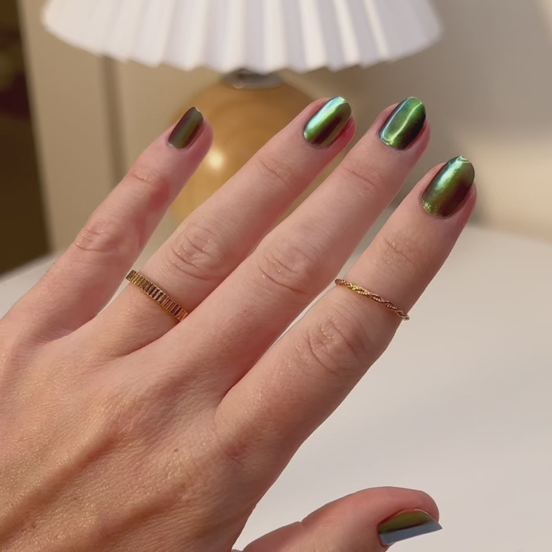 Jade - Metallisch Nagelpuder
