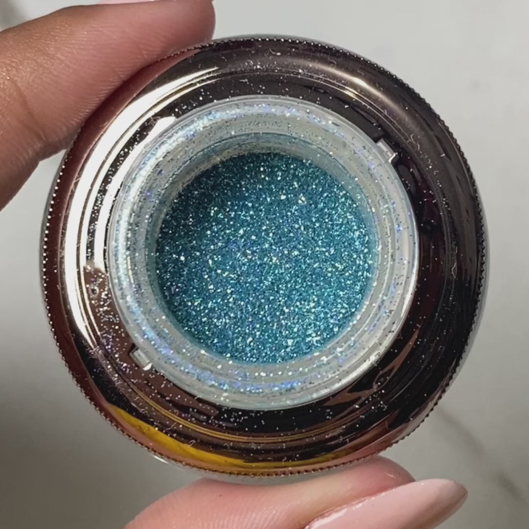 Turquoise - Holografisch Nagelpuder