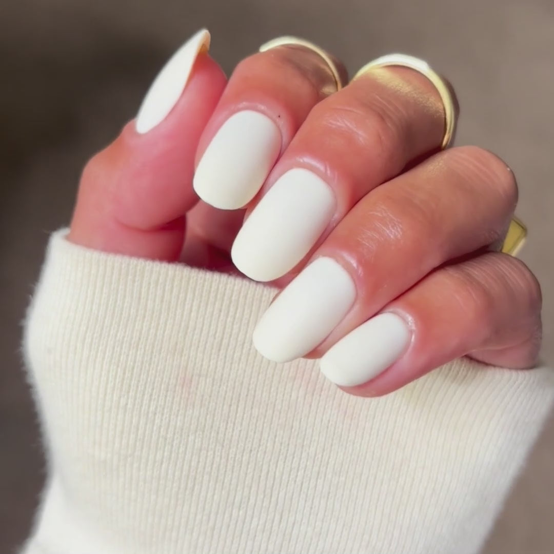 Nachhaltige Nägel – Cream – Oval