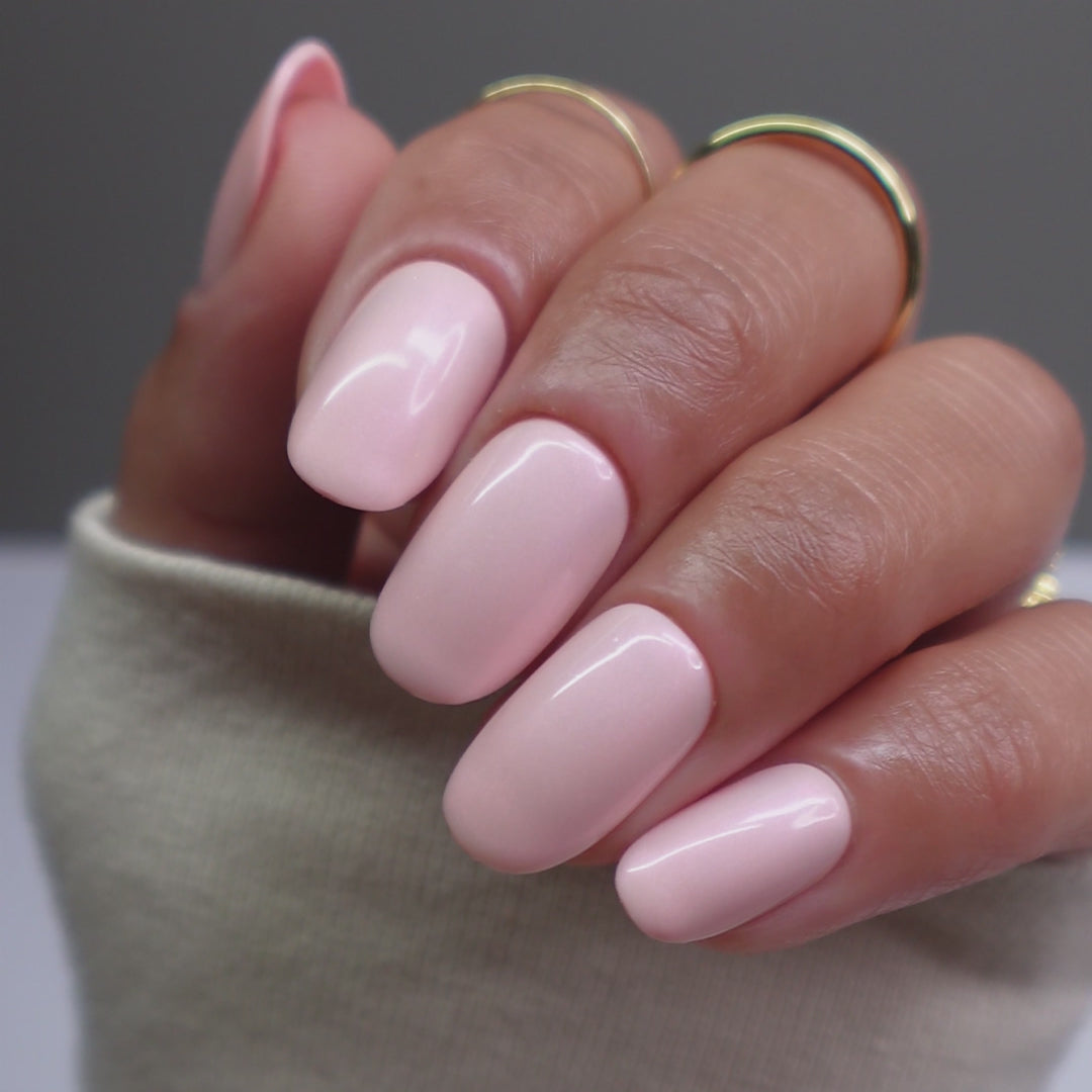 Nachhaltige Nägel – Rose Dust (Glasiert) – Oval