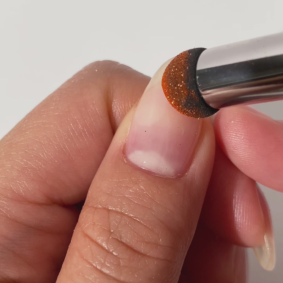 Tangerine - Metallisch Nagelpuder